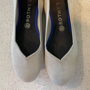 Rothy’s Gray Flats size 10